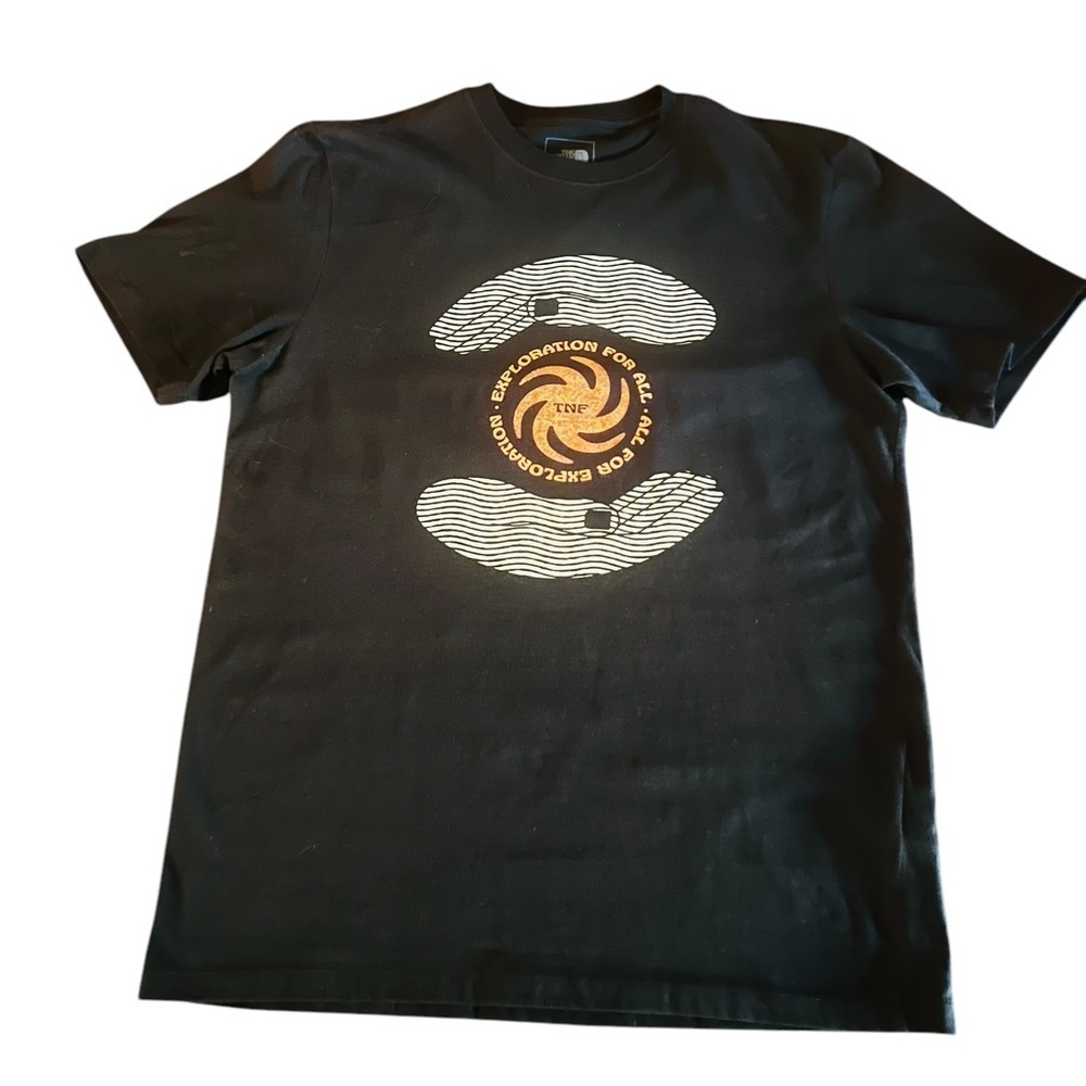 THE NORTH FACE MEN’S BLACK CREW SHORT SLEEVE T-SHIRT SIZE SMALL